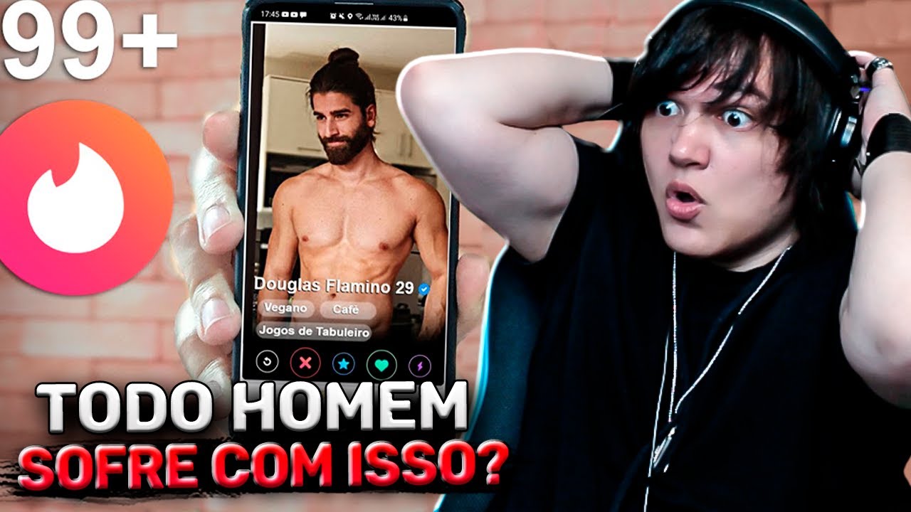 ATÉ UM CARA DESTACADO SE FRUSTRA NO TINDER? (REACT)