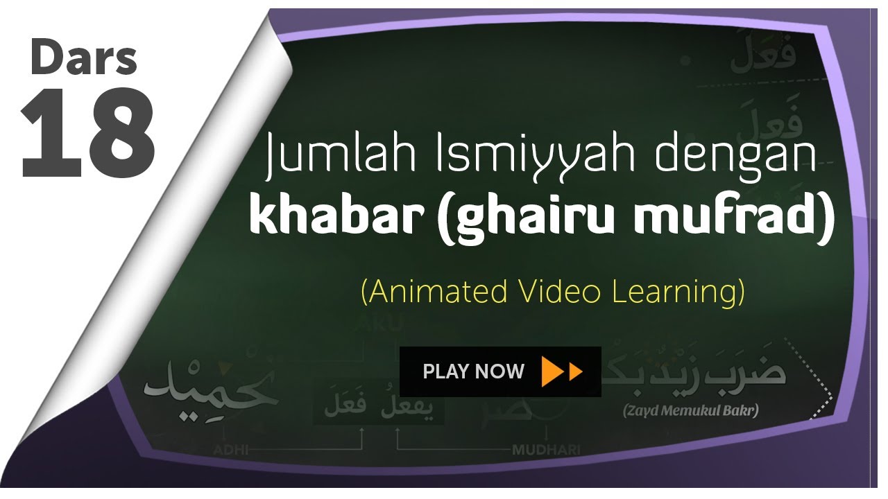 #18 Jumlah Ismiyyah dengan khabar majemuk (ghairu mufrad) | Nahwu Animated Learning