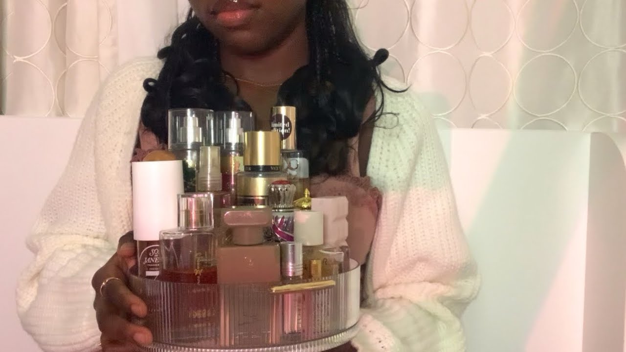 ASMR my fragrance collection 🫧🤍🥥
