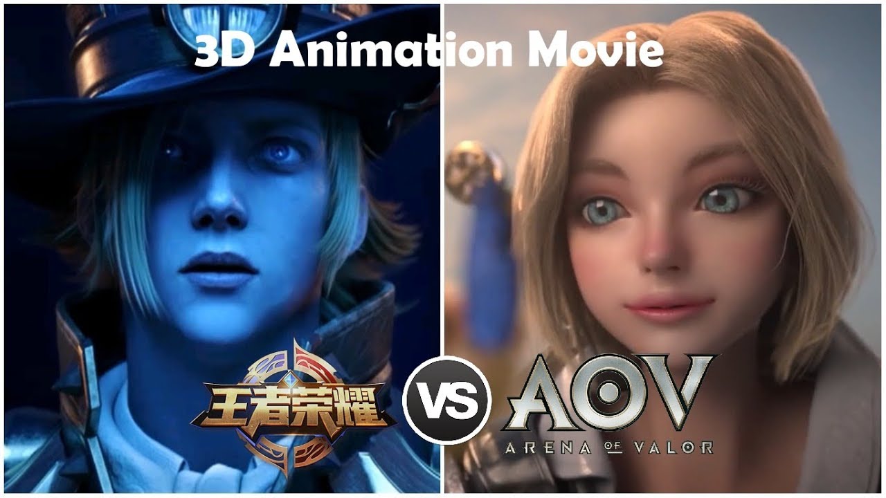 3D Animation Movie Arena of Valor vs King of Glory