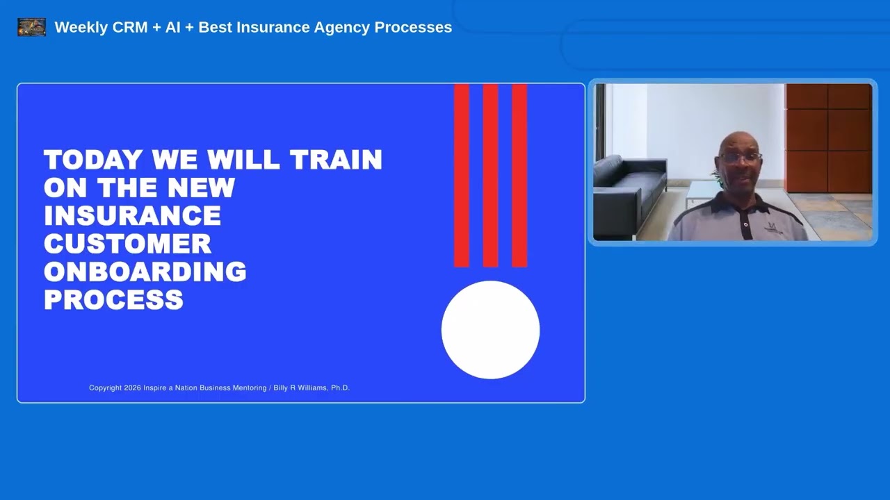 2026 NEW INSURANCE CUSTOMER ONBOARDING TRAINING