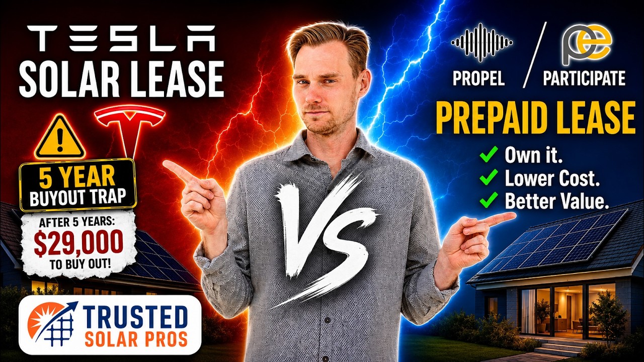 Ошибка на 10 000 $. Аренда солнечных панелей Tesla или предоплаченная аренда / PPA. Propel/Concer...