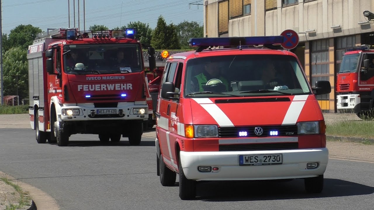 L&ouml;schzug + PTLF4000 der Feuerwehr Moers