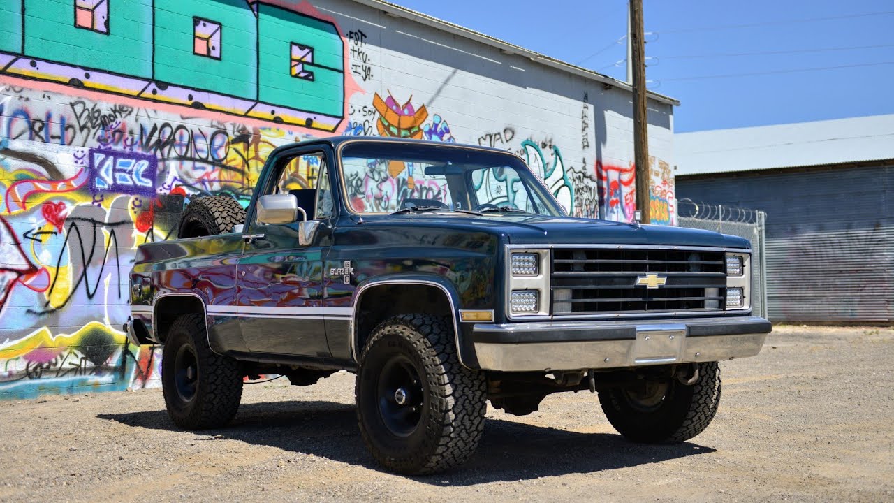 Diesel 1985 K5 Chevrolet Blazer Overland Build | Walk Around |