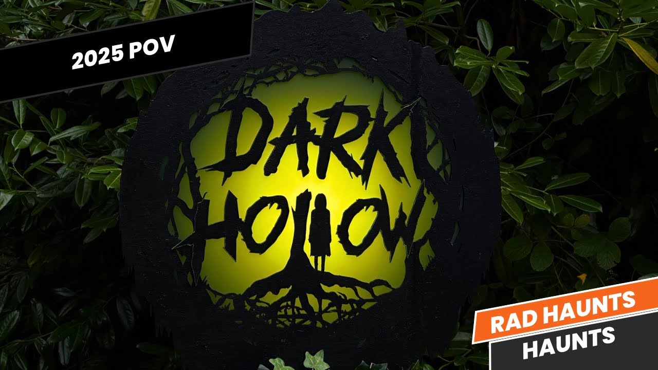 DARK HOLLOW - POV Day & Night - Alton Towers Scarefest NEW for 2025 SCARE ZONE 