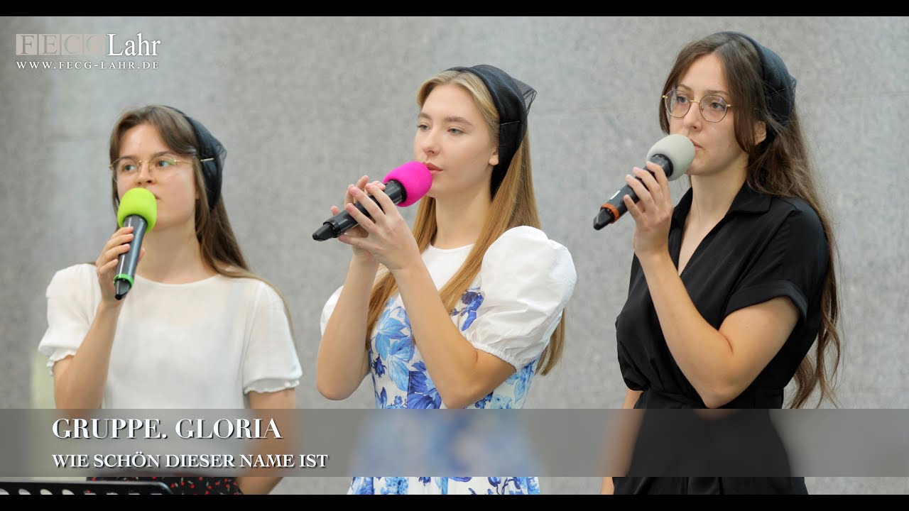 Wie schön dieser Name ist. Gruppe Gloria