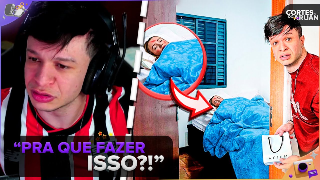ARUAN REAGE: TESTEI A LEALDADE DO MEU CRUSH NESSE VÍDEO!! (KAROL KAVIC) - Cortes do Aruan