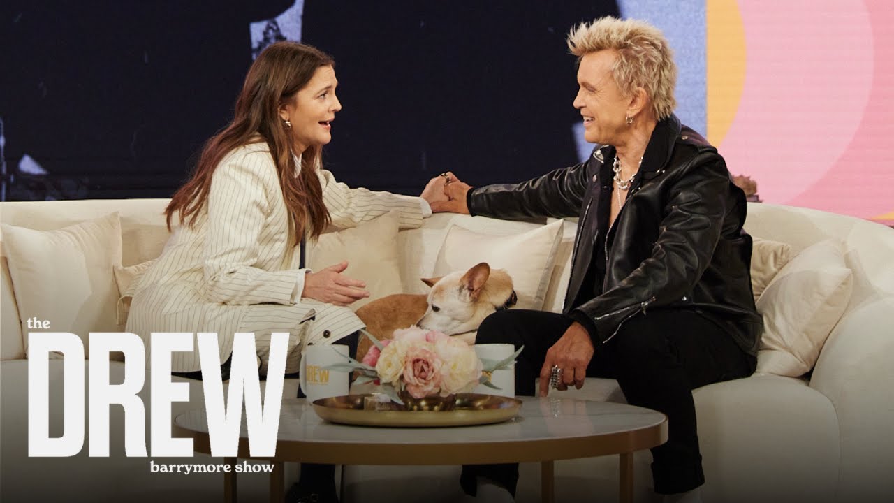 Billy Idol Surprises Drew Barrymore as a Guest on Her Show! | FULL INTERVIEW