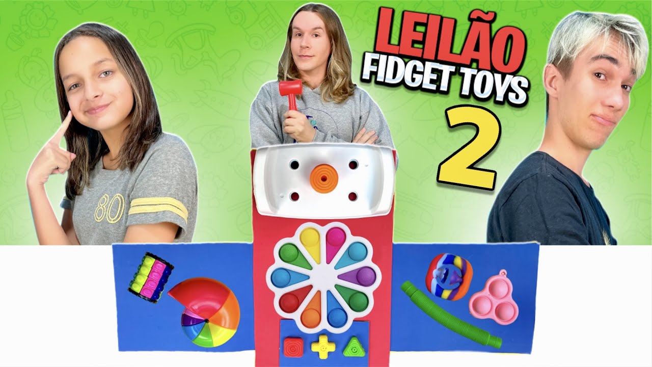 LEILÃO DE FIDGET TOYS | FIDGET TOYS CHALLENGE | TIO LUCAS