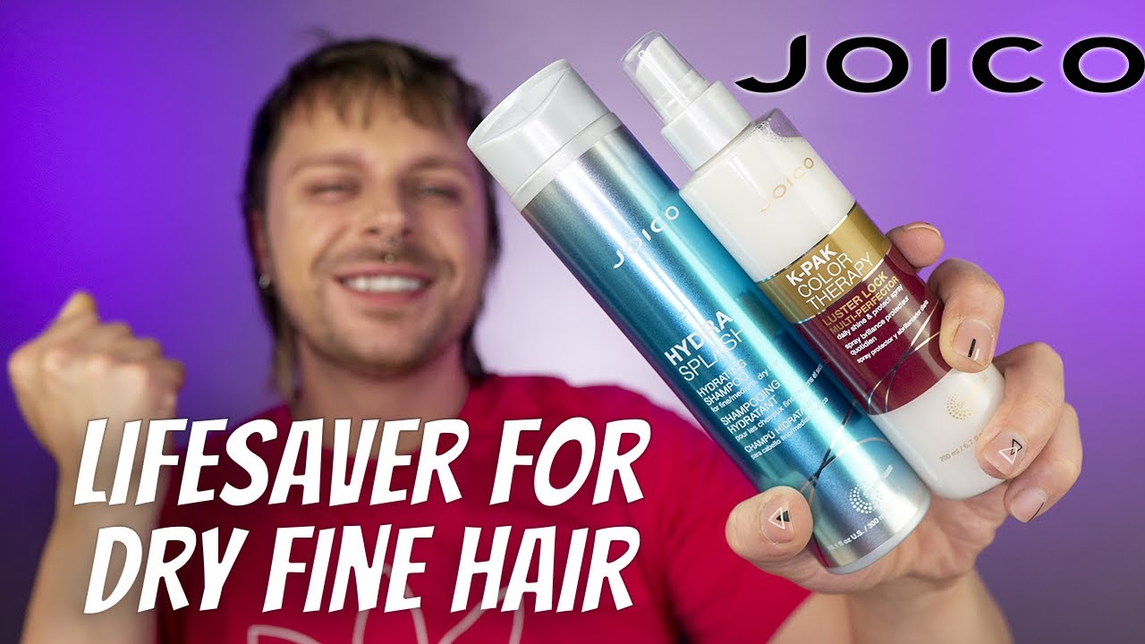 JOICO HYDRASPLASH | Shampoo And Conditioner For Fine Dry Hair | Lightweight Conditioner For Dry Hair