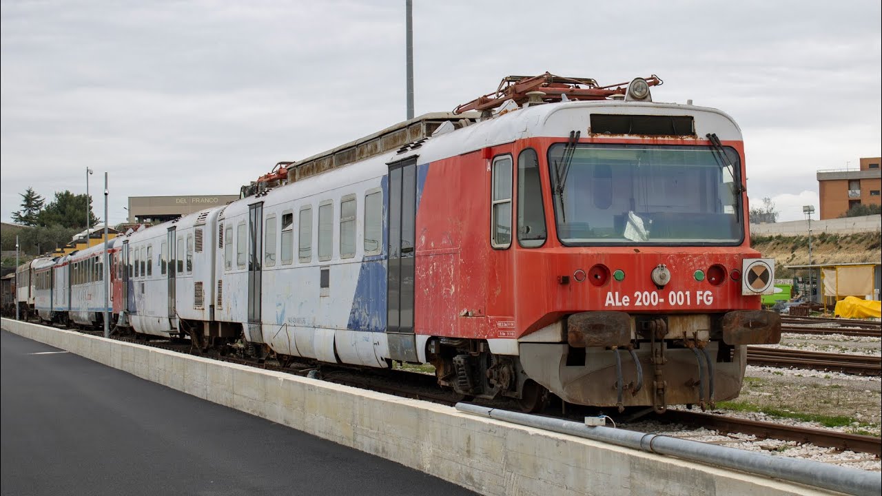 TRENI ABBANDONATI A SAN SEVERO: ALE200 e ETR120!