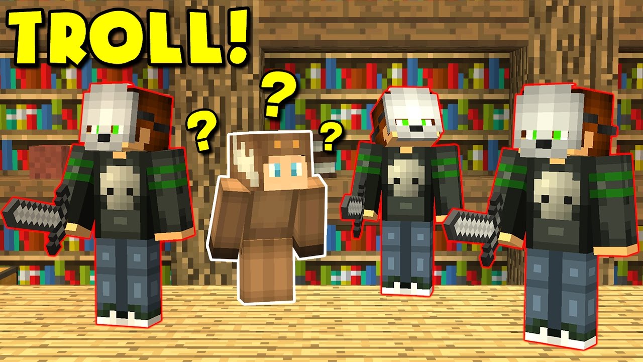 FAKE MURDERER MINECRAFT TROLL! (Minecraft MURDER MYSTERY Trolling)