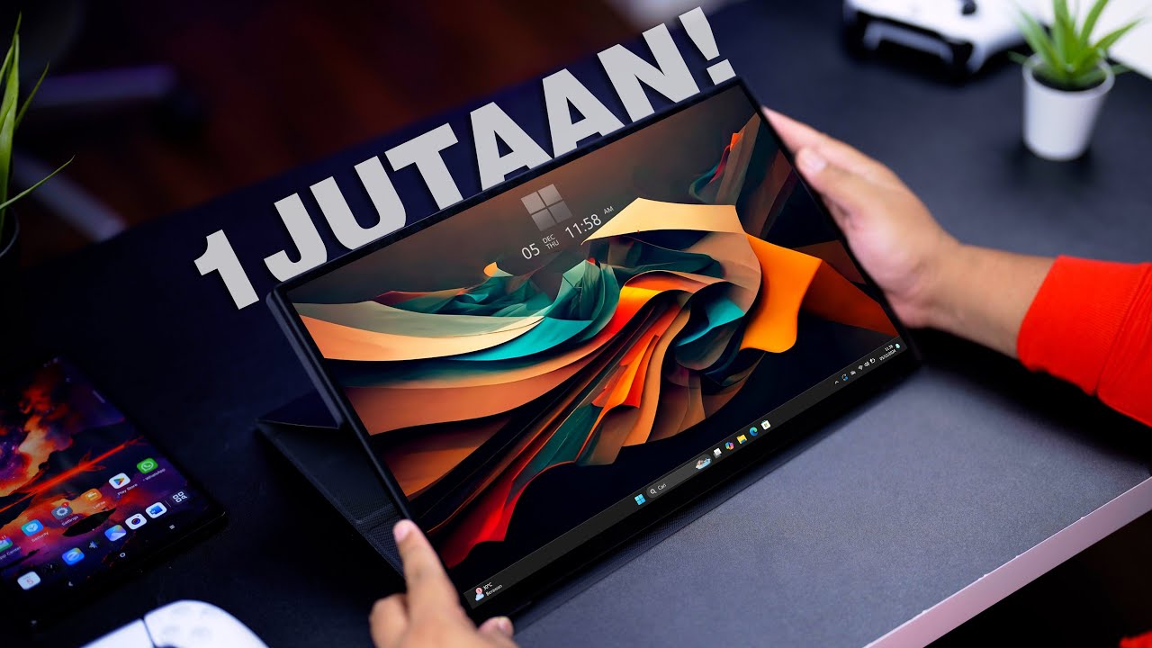 Calon BEST SELLER🔥 Cuma SEJUTAAN Lancar Buat KERJA & GAMING 🎮 Goojodoq Monitor Portable Touchscreen