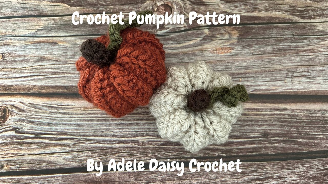 Crochet Chunky Pumpkin Pattern Tutorial