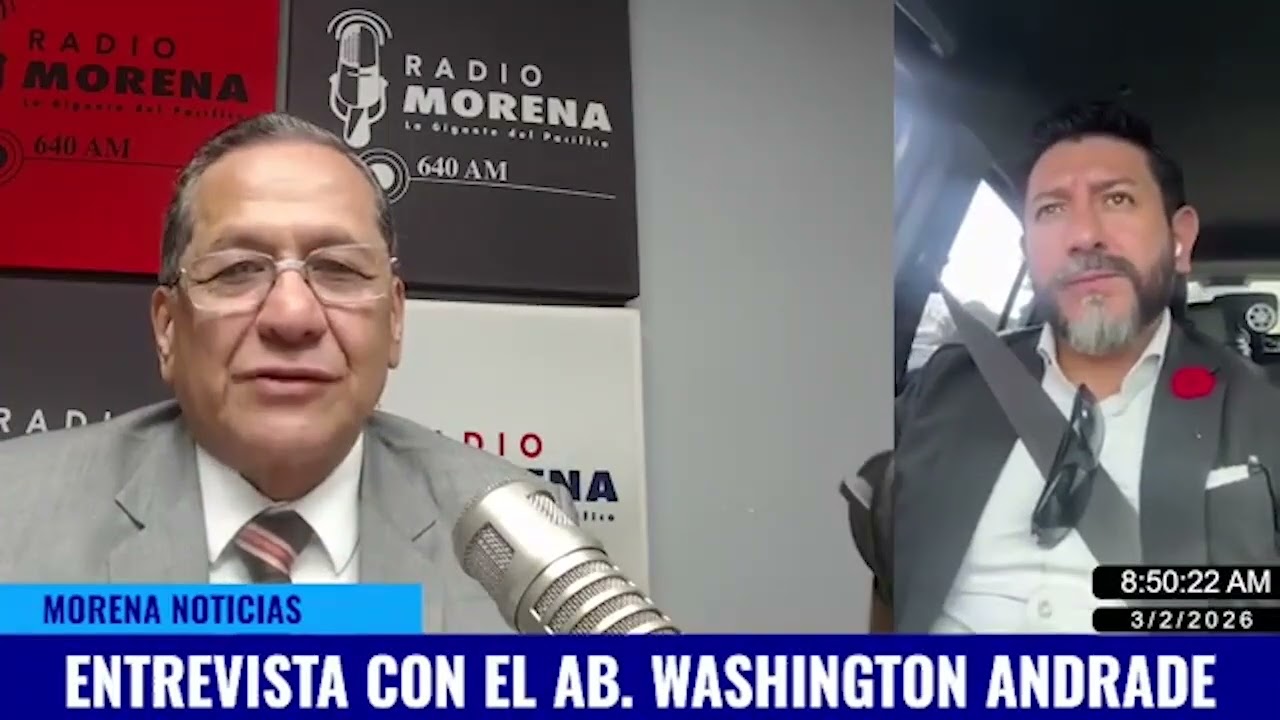 Ab. Washington Andrade - Doctor en Jurisprudencia - Defensor técnico de la jueza Nubia Vera
