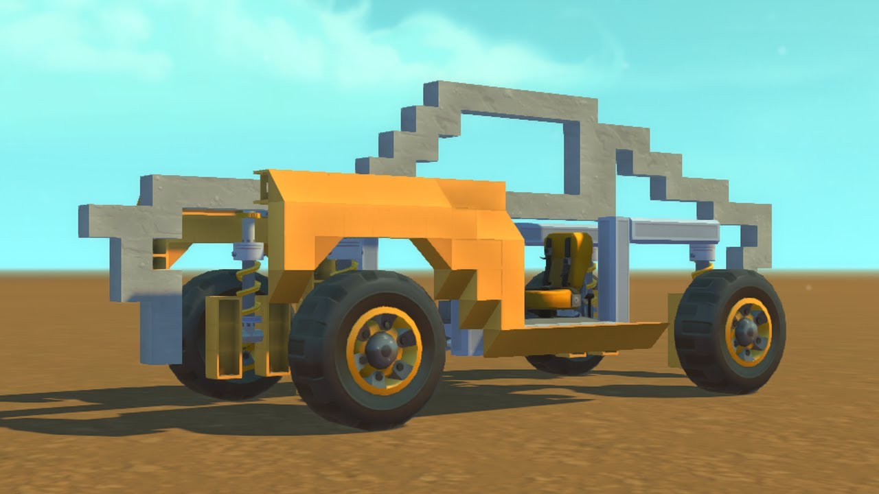 PRAWDZIWY SAMOCHÓD w Scrap Mechanic!