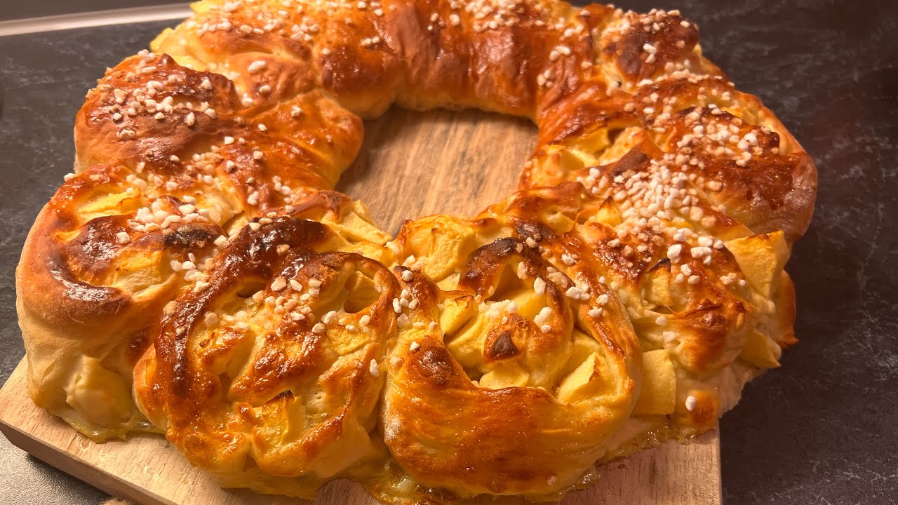 Assim que a minha avó faz torta de  maçã Elegantemente saboroso e rápido