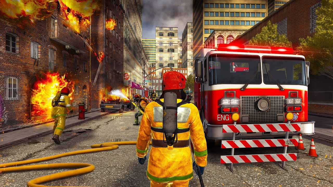 Fire Truck Simulator 2026 - 🚒 Extreme Fire Brigade Driving & Rescue Mission - Android Gameplay