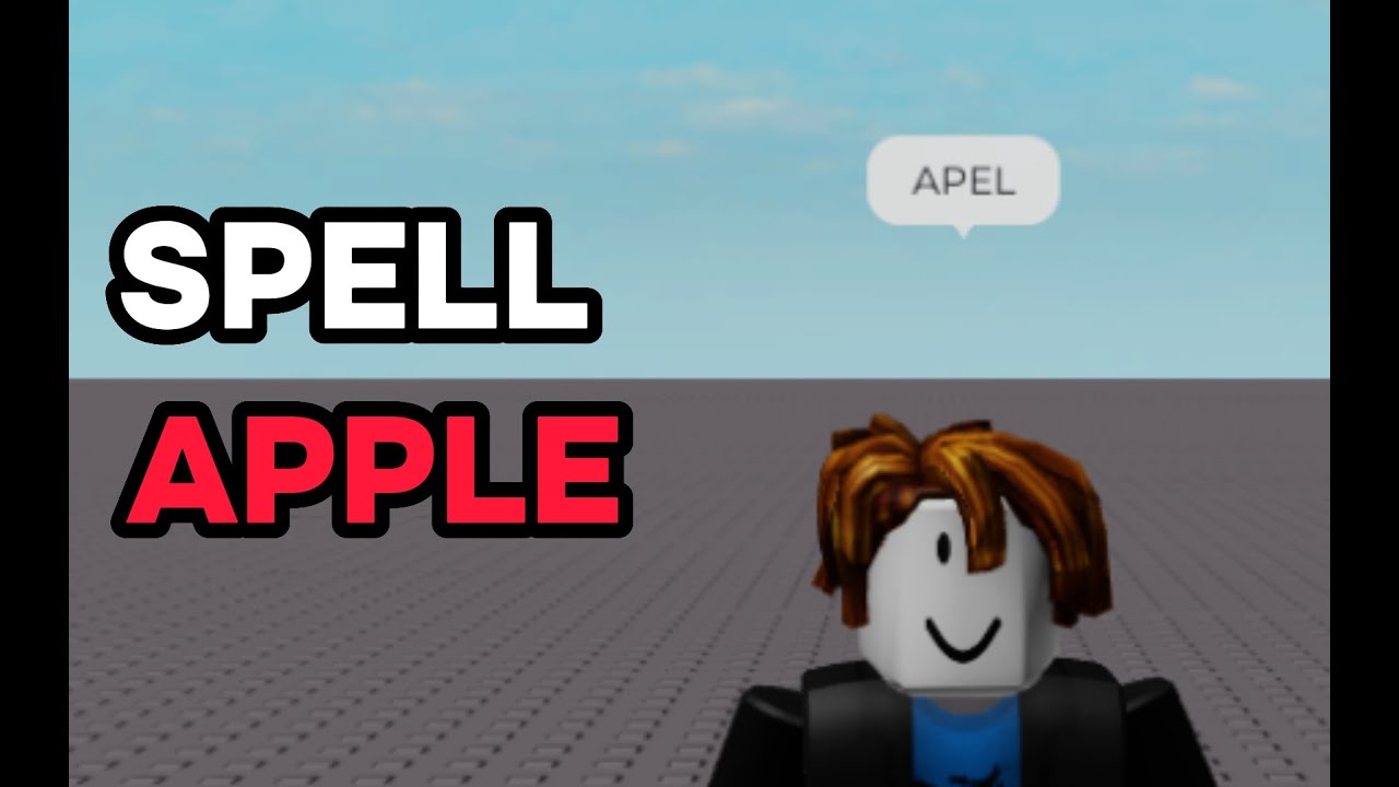 Can Roblox players spell?