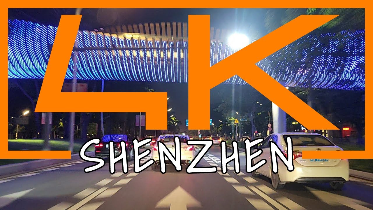 Night Drive in Shenzhen 4K | China | Jul 2021