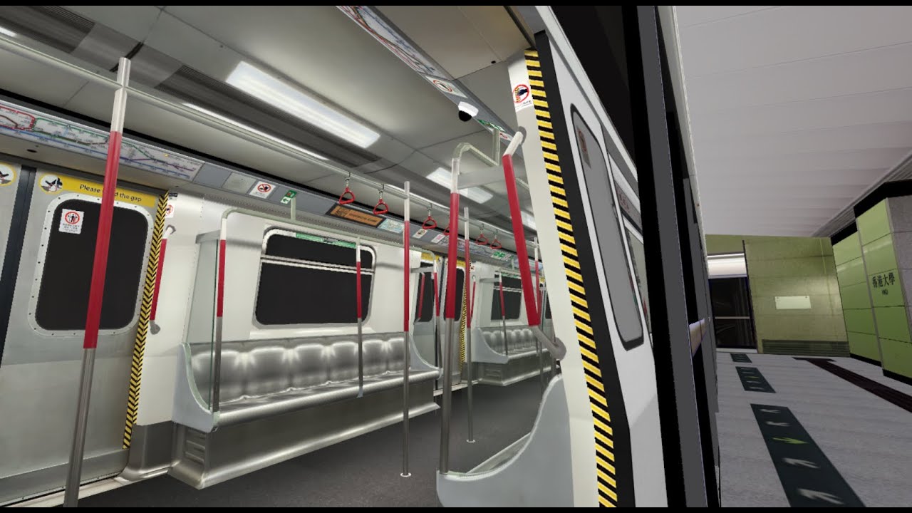 《openBVE》長駐藍線 | 荃灣線 M Train A211/A234 堅尼地城至中環 | 異綫車