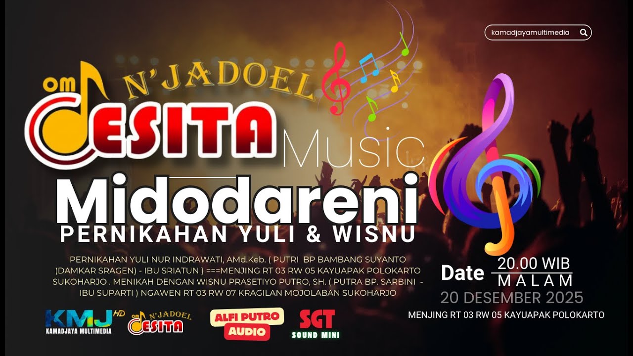 🔴LIVE OM DESITA POKOE DJADOEL || MIDODARENI PERNIKAHAN PERNIKAHAN YULI & WISNU // MENJING KAYUAPAK