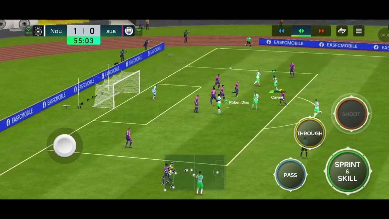 Noureddin ( Germany ) v/s sualei ( Manchester City ). FC Mobile. Online football game.