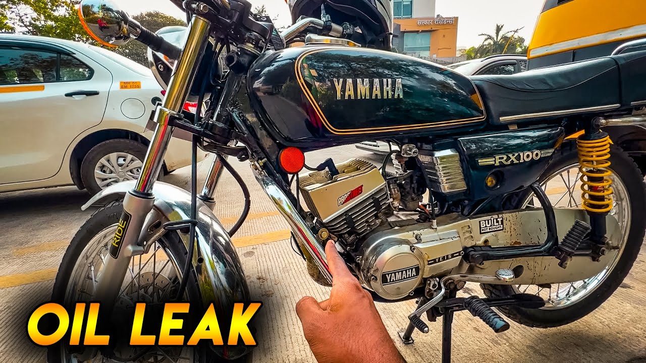 RX100 OIL LEAKAGE FROM ENGINE *SHOCKING PROBLEM* 🙄🤦‍♂️