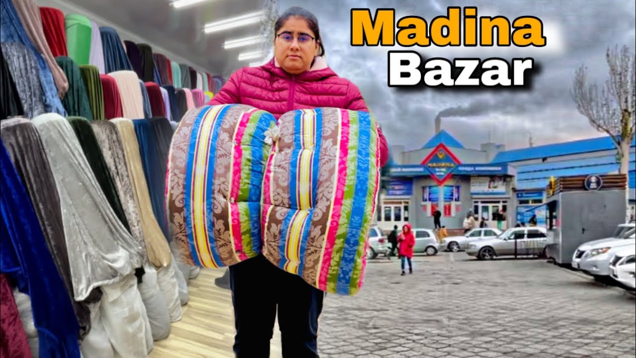 Cheapest Cloth Market in Kyrgyzstan 🇰🇬|| Madina Bazar || Biggest Wholesale Market 🤩