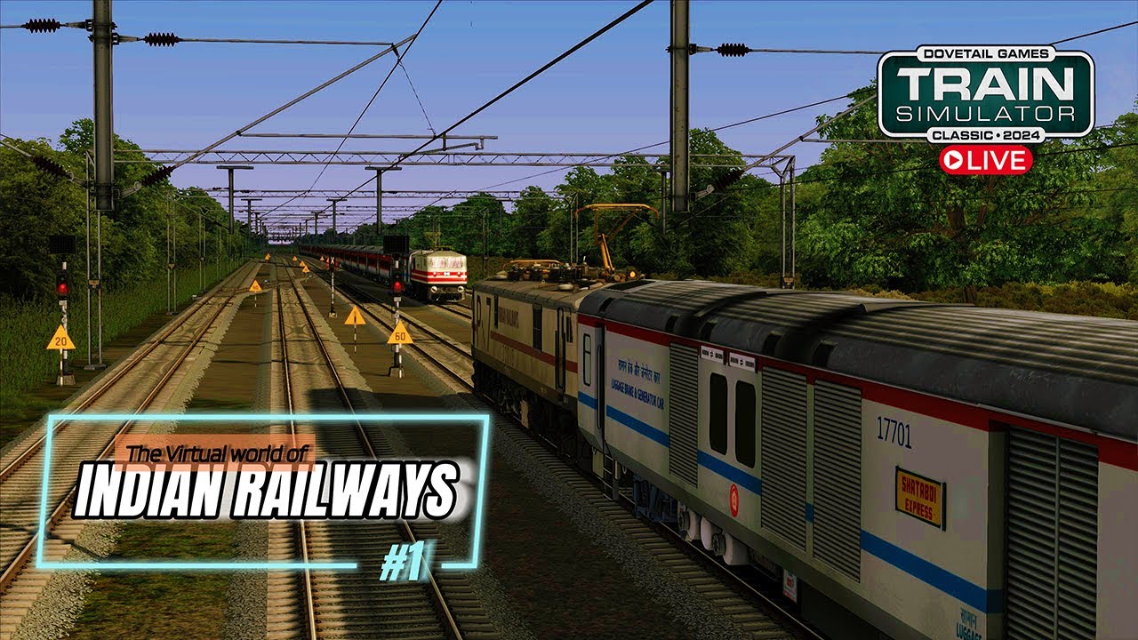 Most Amazing journey || Indian TRAIN SIMULATOR 2024 || PC GAMEPLAY || Live🔴