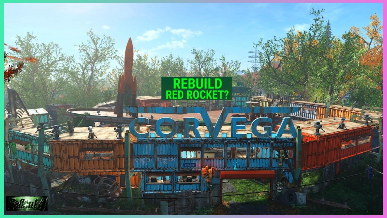 Fallout 4 You Won't Believe This Red Rocket Build!! (Diamond City Inspired)