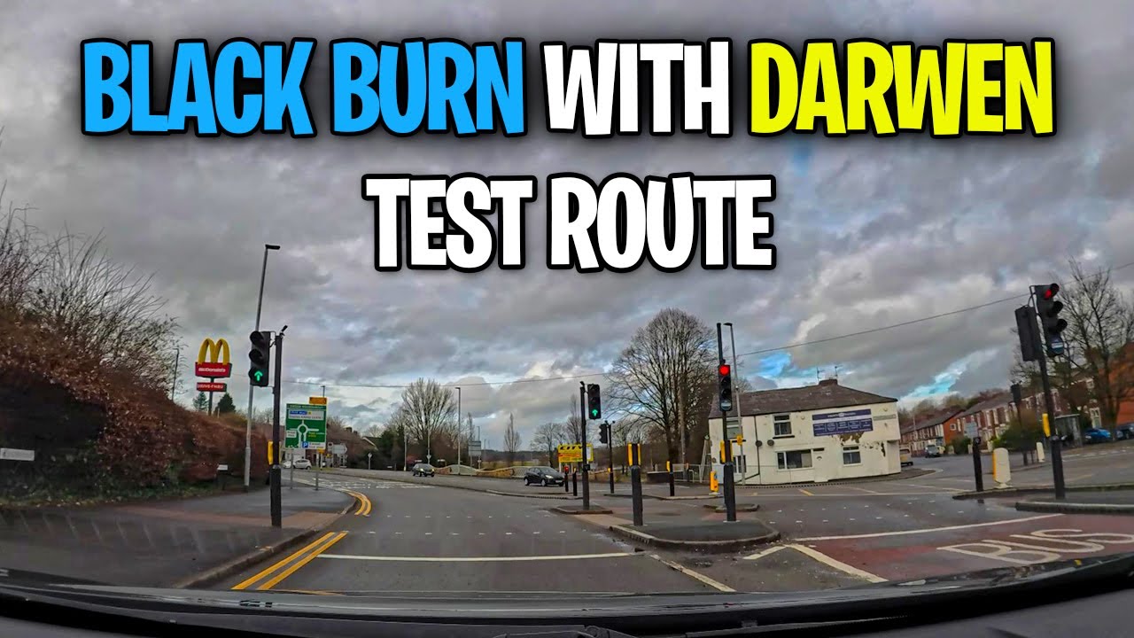 Blackburn with Darwen Driving test route  I Darwen Test Centre I UK Driving Mock Test