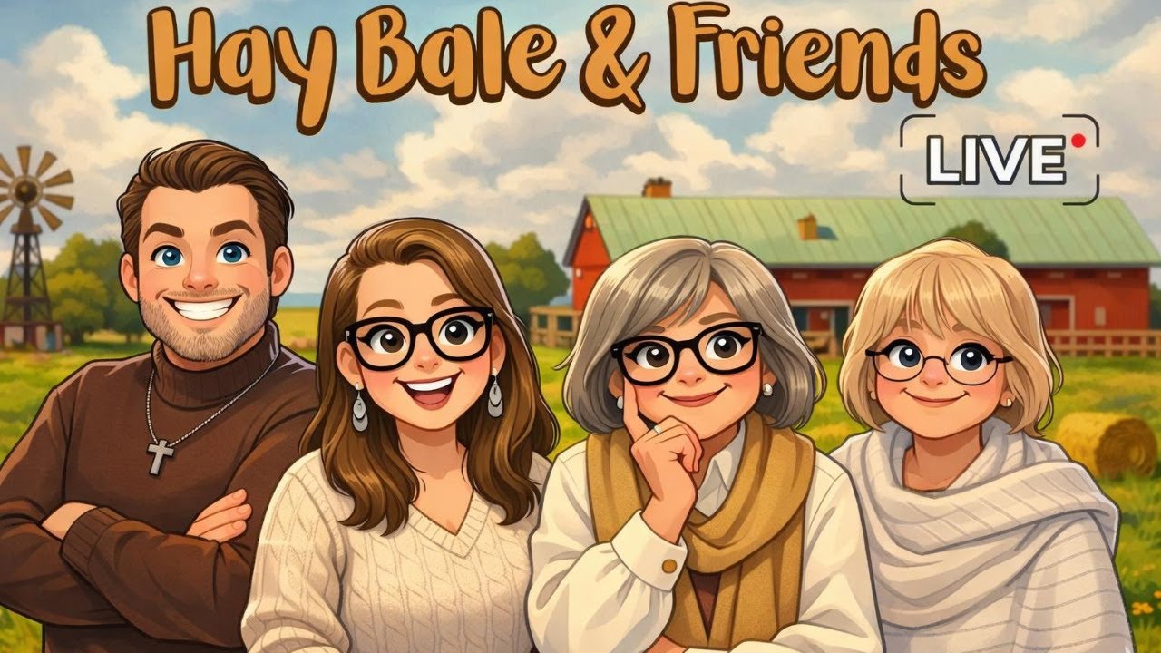 LIVE Homestead Talk Show 🌻 Hay Bale & Friends | Gardening, Chickens, Canning + Gift Card Giveaway!
