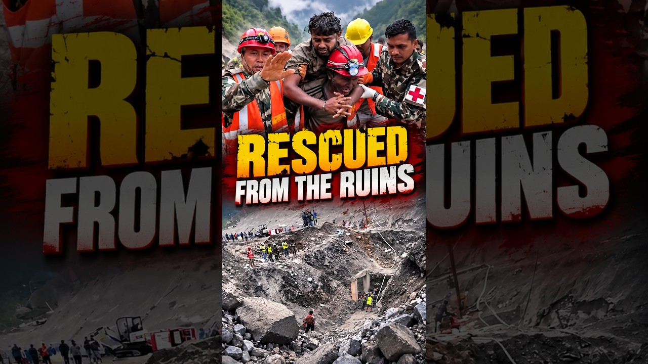Nepal RescueMission  Continues: Man and Little Girl Rescued from disaster .
