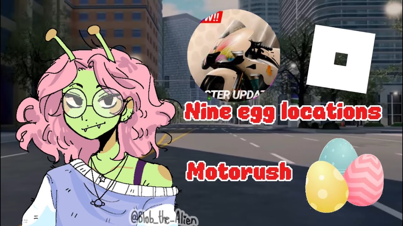 How to find the 9 egg locations in the easter quest🐰 - Motorush  