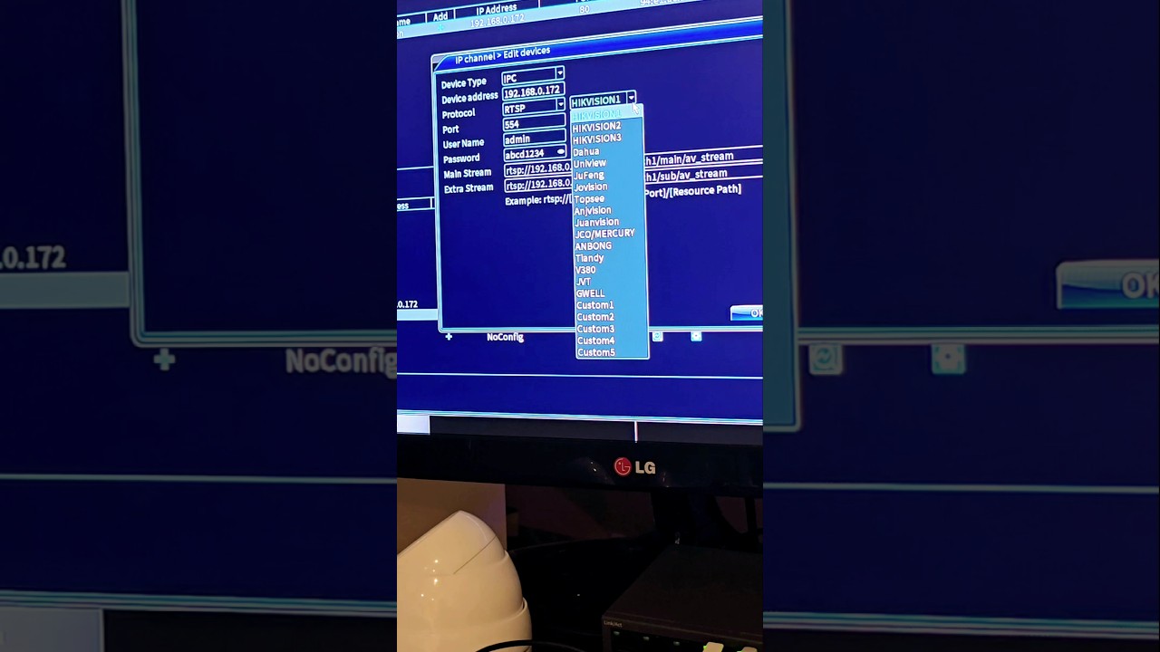 Adding HIKVISION IP camera to XVR DVR xmeye icsee!  #IPCamera #XVR #DVR #Security #Surveillance