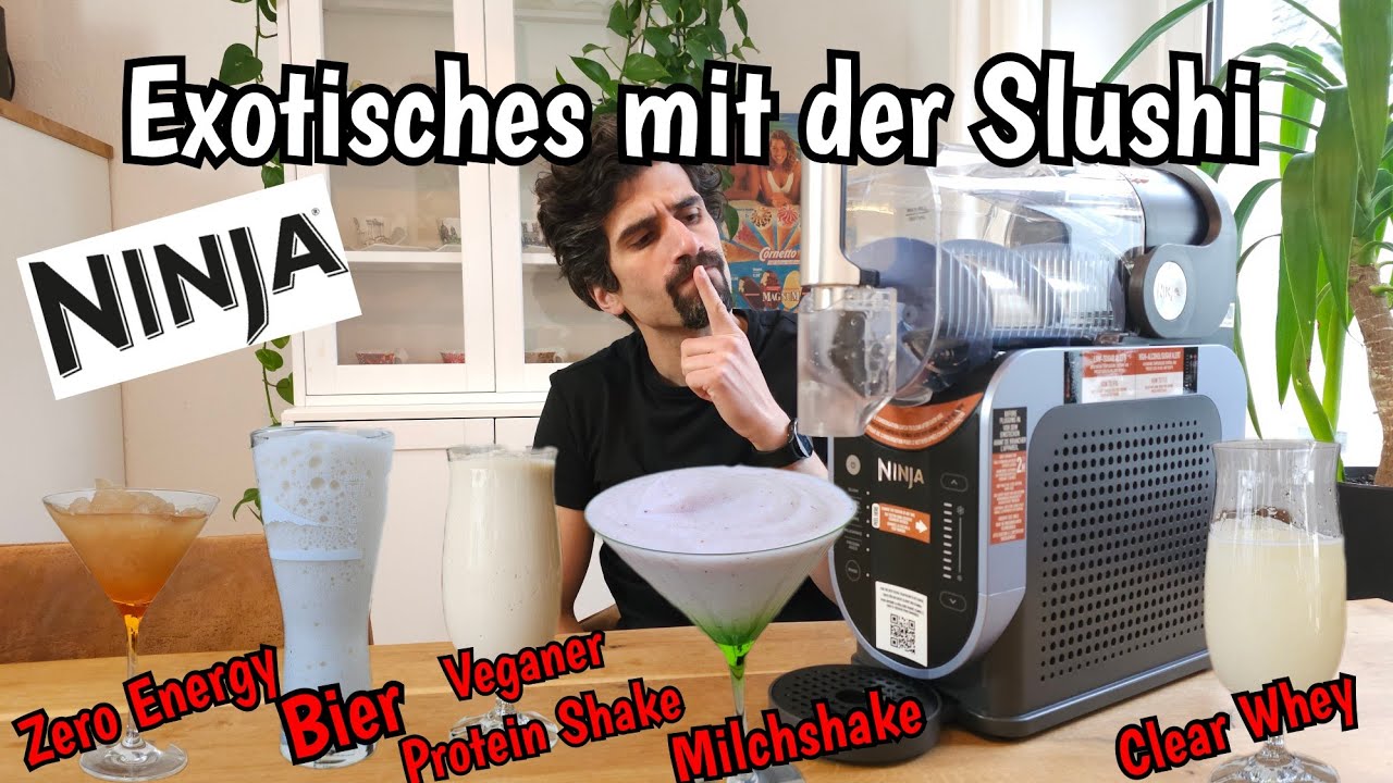 Protein Slush, Bier, Zero Getränke & vieles mehr mit der Ninja Slushi