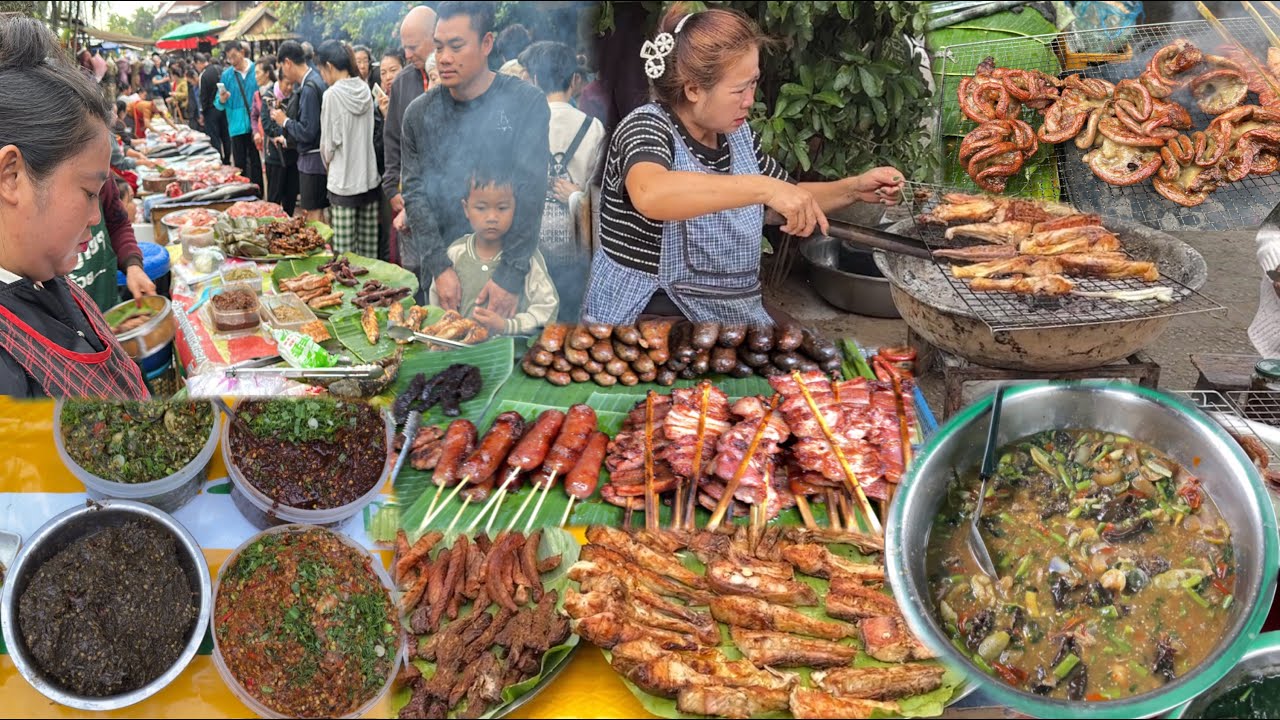ອາຫານຫລວງພະບາງ/อาหารหลวงพระบาง/Lao food in Luang Prabang