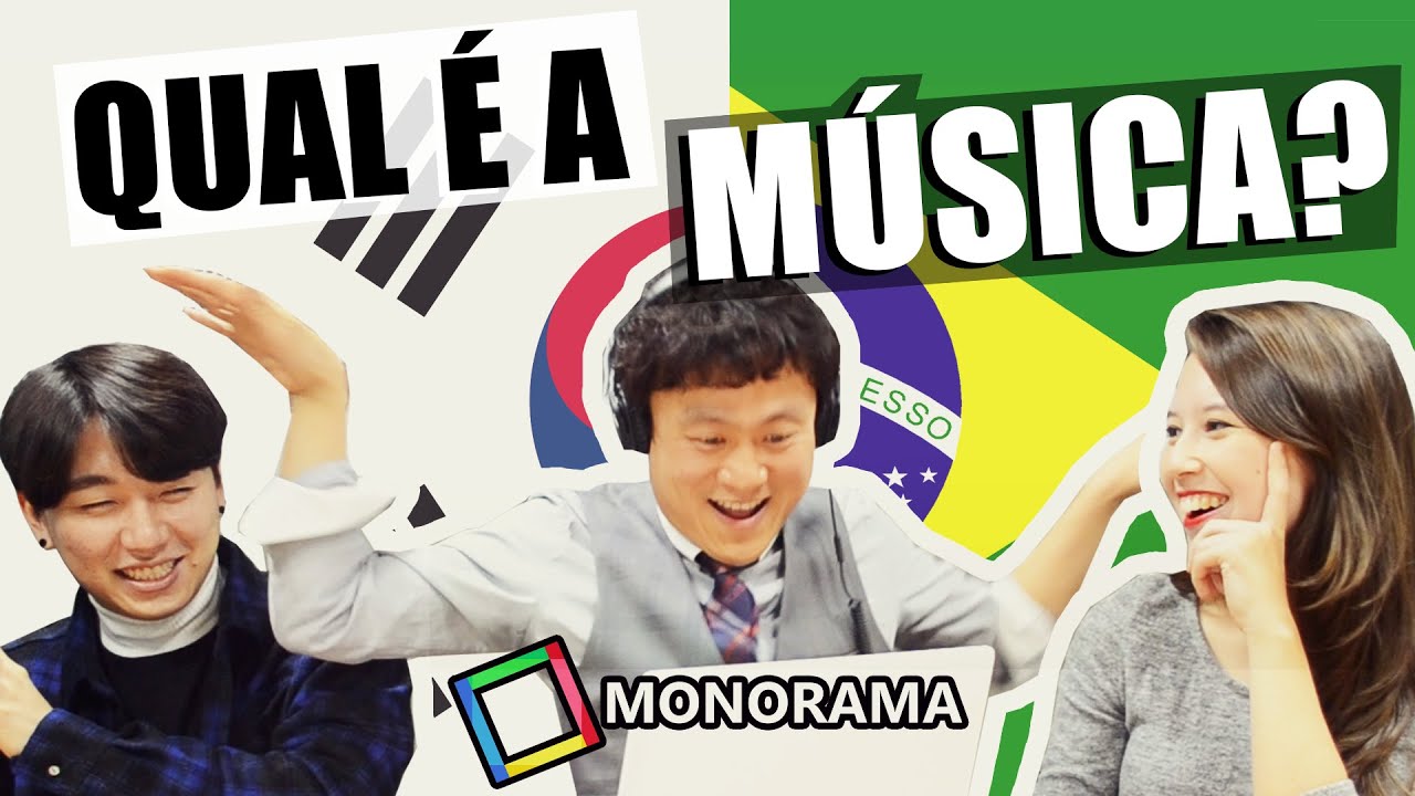 Coreanos cantando em português! ft. Monorama