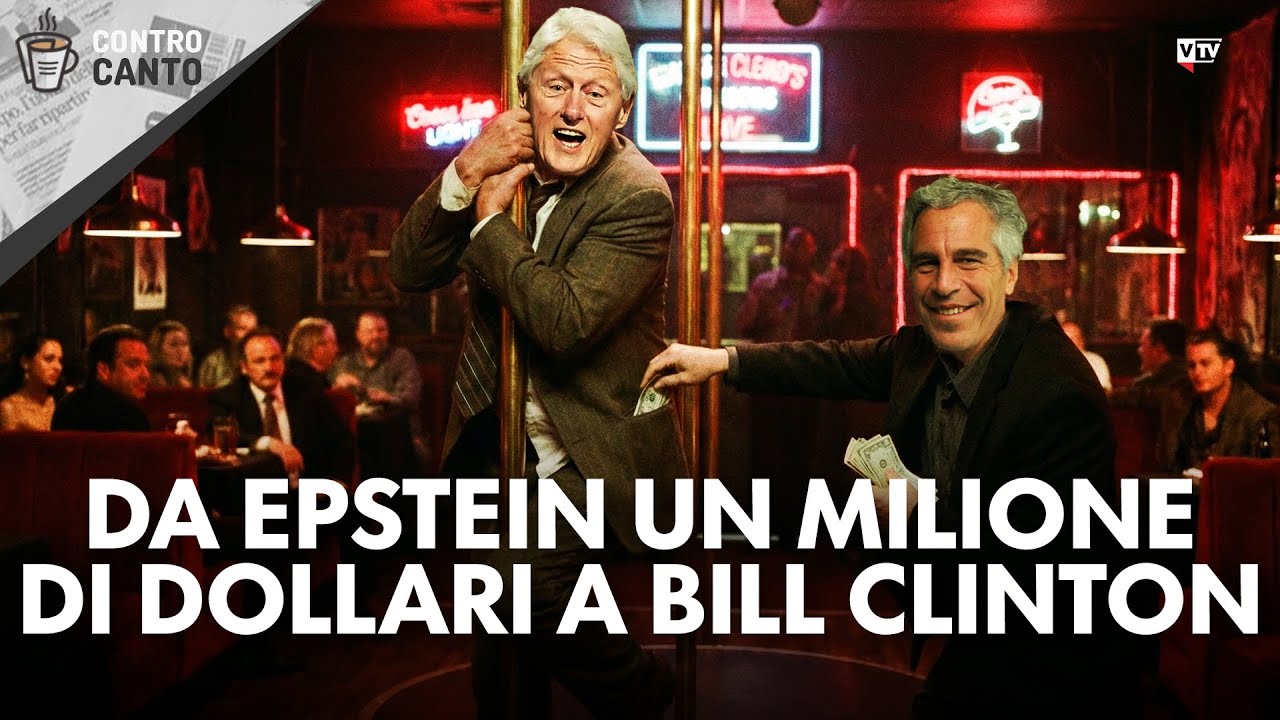 Da Epstein un milione di dollari a Bill Clinton - Il Controcanto - Rassegna Stampa del 9-02-2026