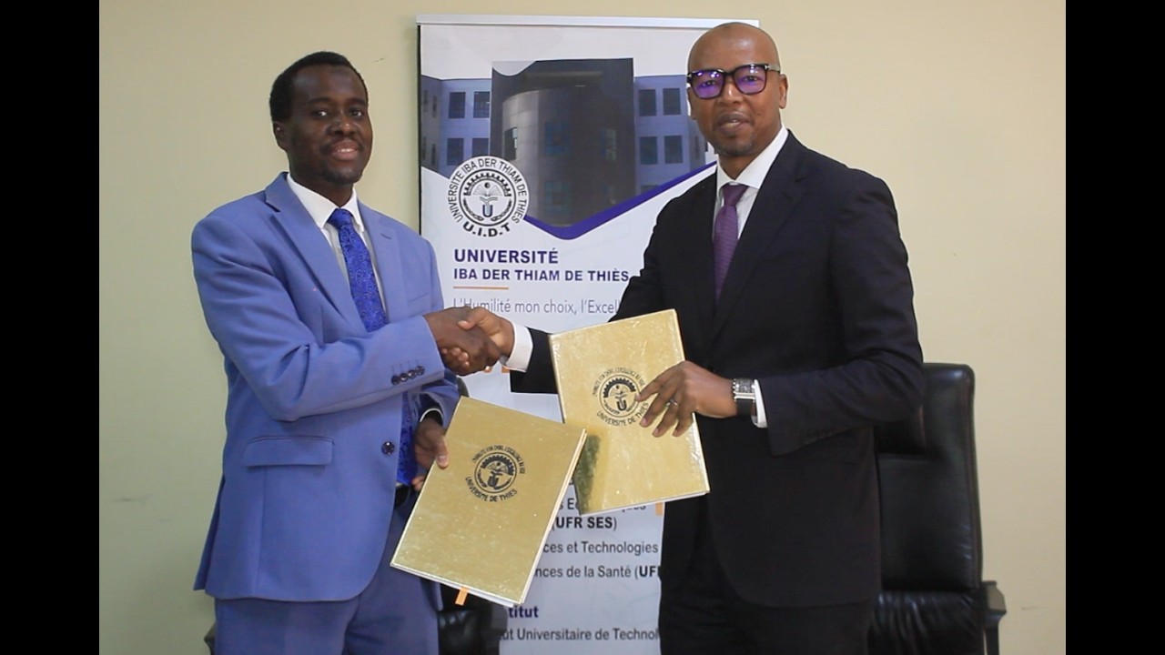 Thiès : Cérémonie de Signature de la convention de l'UIDT avec l'ADEPME pour le projet DISCOM