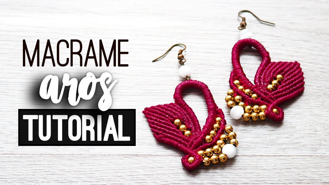 Aros Cisnes » 🌟 tutorial | como hacer aros de hilo | diy ● Earrings #139