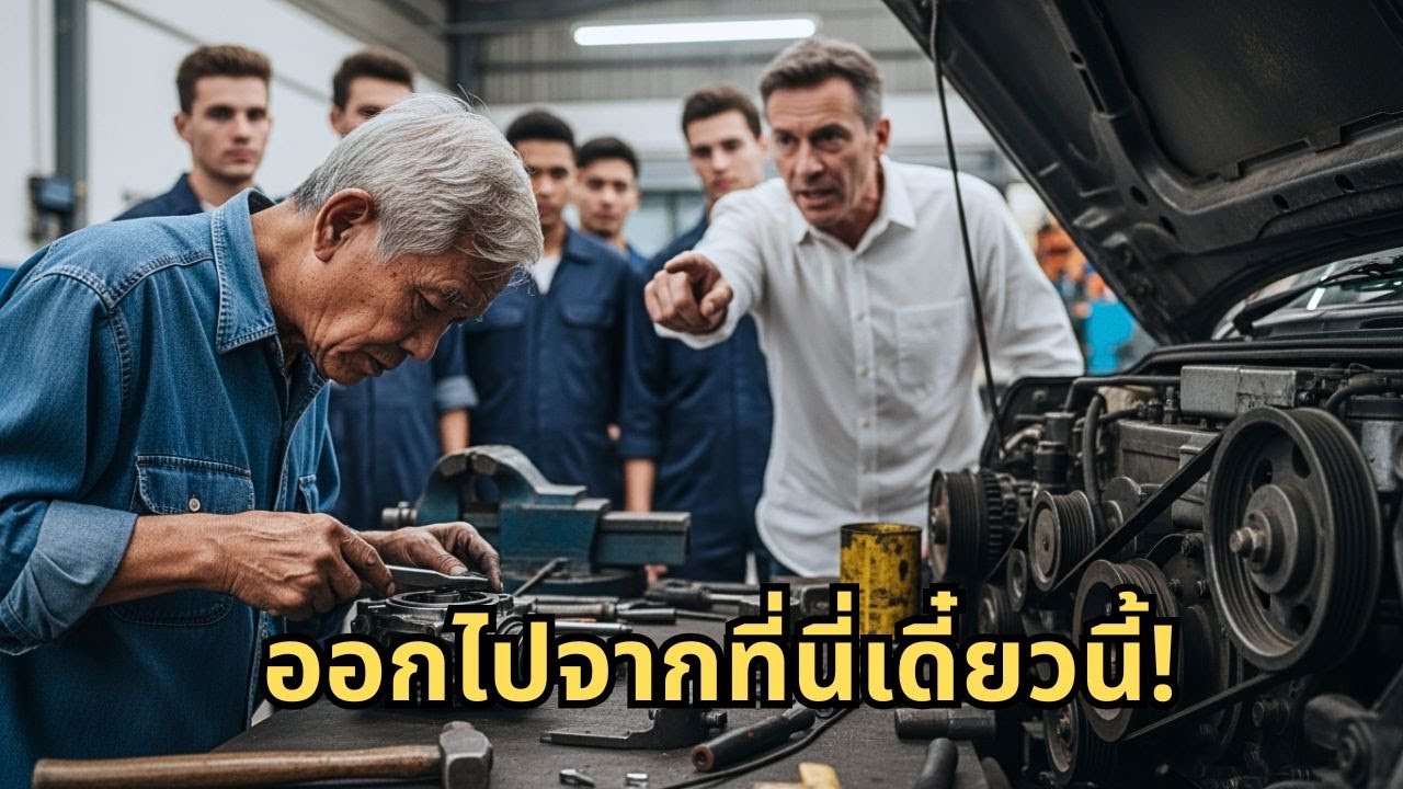 ช่างซ่อมรถชาวไทยในอเมริกาถูกไล่ออกเพราะแก่ 1 เดือนต่อมากลับมาพิสูจน์ฝีมือจนเจ้านายต้องยอม