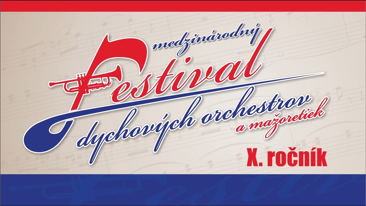 X.ročník Medzinárodný festival dychových orchestrov Nová Dubnica 2025 - pochod mestom