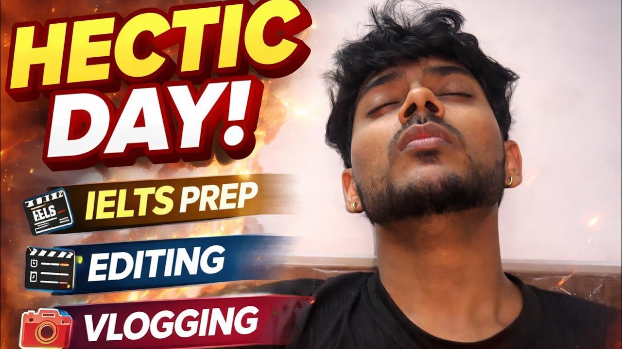 IELTS Preparation 2026 | Office Life + No Sleep 😴 | Daily Vlog