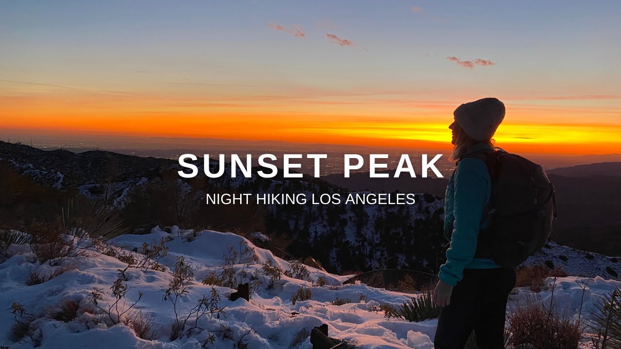 RACE TO THE SUMMIT: Hiking Sunset Peak at Sunset on New Year's Eve