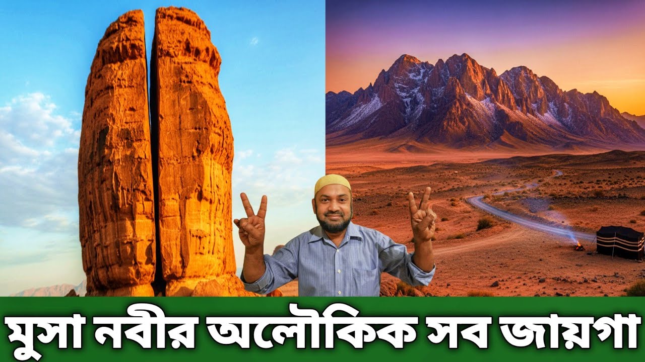 মুসা নবীর মাদিয়ান যাত্রার অসাধারণ কাহিনী। All Historic places of Prophet MUSA