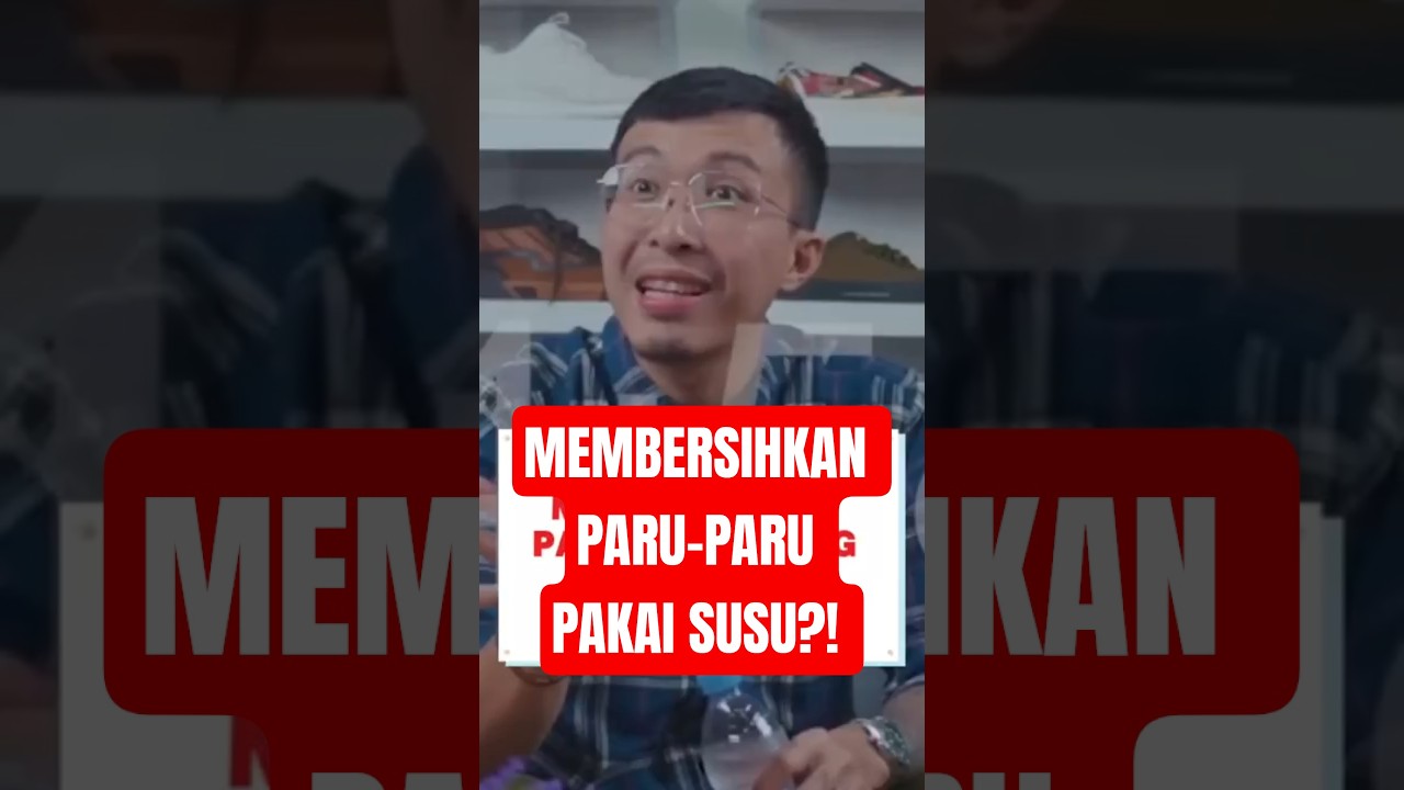 Mitos minum susu bisa membersihkan paru-paru | dr. Tirta 