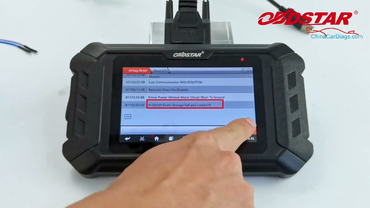 OBDSTAR P50 Airbag Reset + PINCODE Intelligent Airbag Reset by Bench