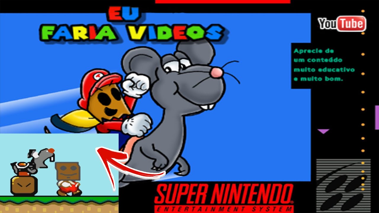 A HACK EU FARIA VIDEOS FEITA POR UM INSCRITO NO SUPER MARIO WORLD